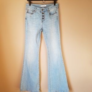 Melrose & Market Button Fly Flare Jean 29